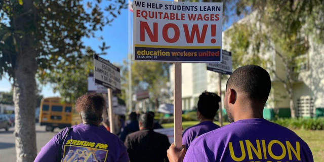 SEIU Local 99 plan to strike for 'equitable wages' from March 21-23, 2023.