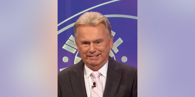 Pat Sajak had an awkward look on his face after an uncomfortable exchange on "Wheel of Fortune."