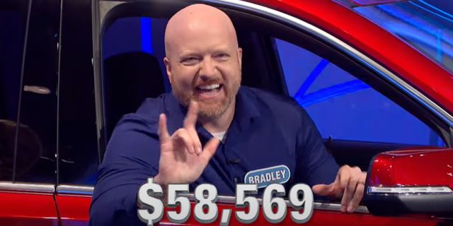 "Wheel of Fortune" player Bradley took home $58,569.