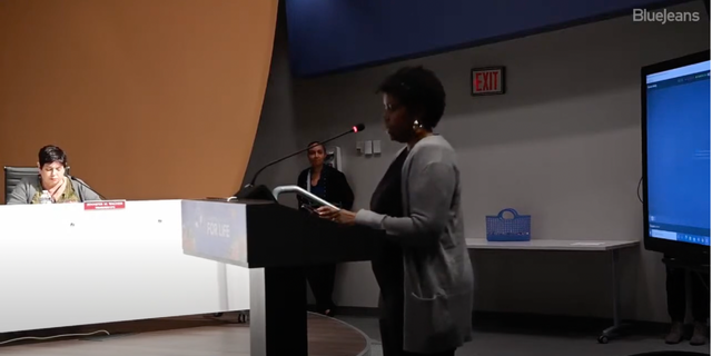 A parent named Sylvia Nelson spoke up at the Cincinnati Public Schools board meeting on March 20th, 2023.