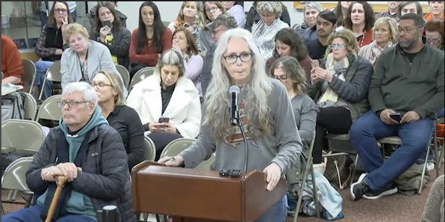 Banned book author Laurie Halse Anderson told a school board that banning books is "illegal government overreach" and "educational malpractice."