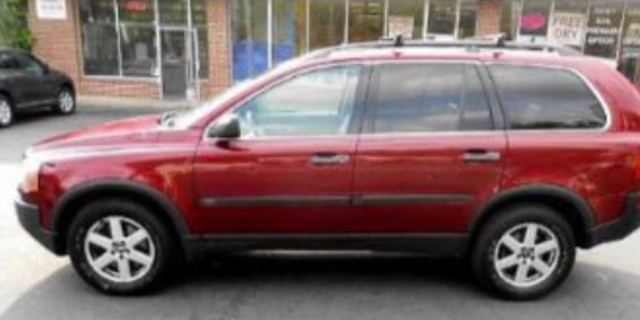 Austin Lyle may be driving a 2005 red Volvo XC90 similar to the vehicle seen in this photo. 