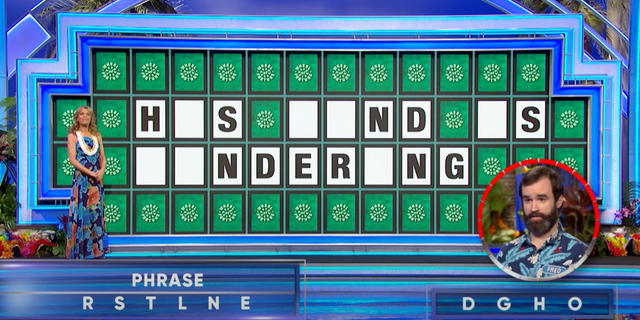 "Wheel of Fortune" player guessed the puzzle in three attempts for the "Phrase" category.