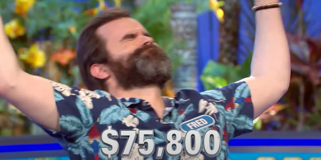 "Wheel of Fortune" player won $75,800 and appeared emotional with his major win.