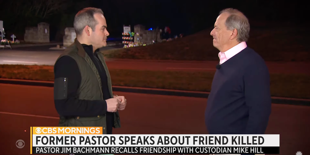 Former pastor at the Covenant school in Nashville called for love and tolerance after reporter asked if thoughts and prayers were enough in wake of shooting.