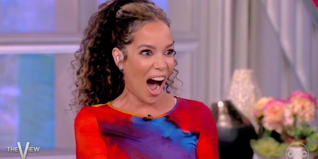 ABC co-host Sunny Hostin was delighted Friday over the indictment of former President Trump.