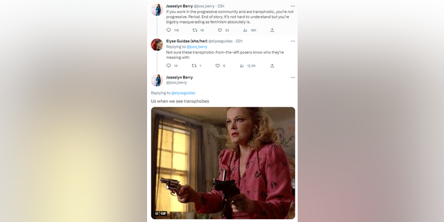 The press secretary for Arizona Democratic Gov. Katie Hobbs resigned Wednesday morning after appearing to threaten gun violence against "transphobes" just hours after a transgender woman gunned down six people at a Tennessee school.