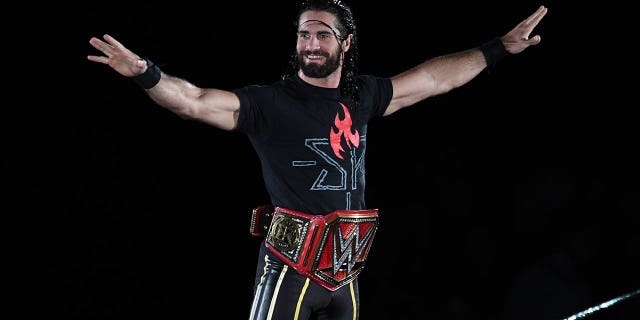 Seth Rollins enters the ring during WWE Live Tokyo at Ryogoku Kokugikan June 29, 2019, in Tokyo.
