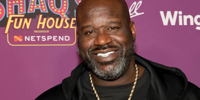 Shaquille O'Neal attends Shaq's Fun House Big Game Weekend at Talking Stick Resort on Feb. 10, 2023, in Scottsdale, Arizona.