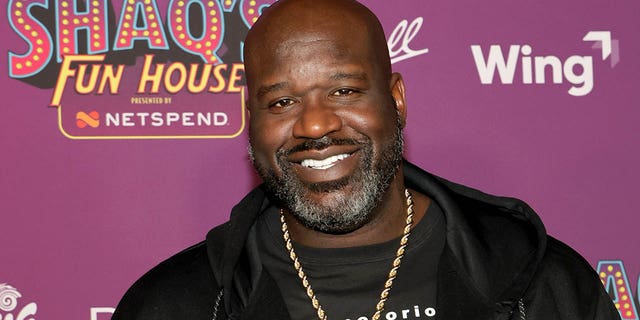 Shaquille O'Neal attends Shaq's Fun House Big Game Weekend at Talking Stick Resort on February 10, 2023c in Scottsdale, Arizona.