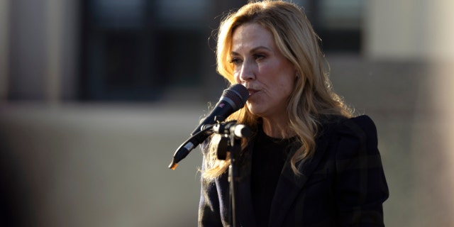 Singer Sheryl Crow sings during a vigil held for victims of The Covenant School school shooting on Wednesday, March 29, 2023, in Nashville.