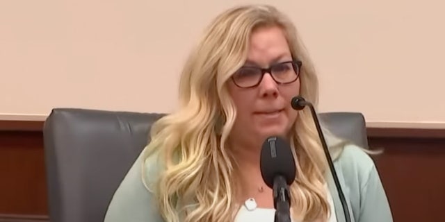 Stacy Bailey gives a victim impact statement at Aiden Fucci's sentencing hearing for killing her 13-year-old daughter, Tristyn Bailey.