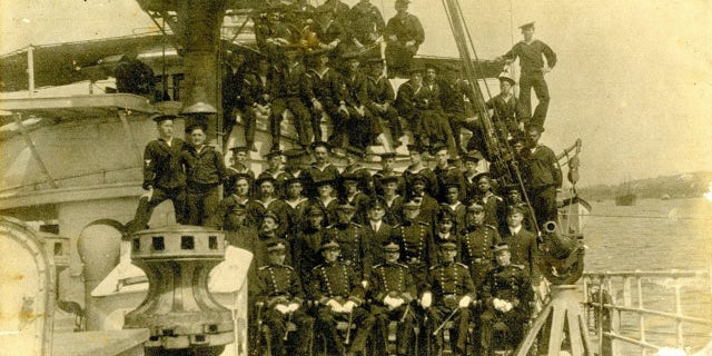 The crew of the U.S. Coast Guard Tampa. 