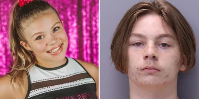 Aiden Fucci, right, stabbed Tristyn Bailey, 13, more than 100 times May 9, 2021, in Florida.