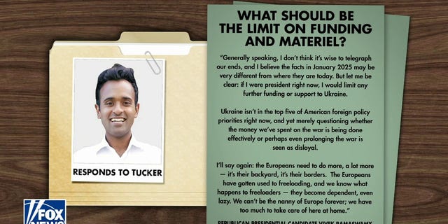 作家兼企业家 Vivek Ramaswamy 回应了 Tucker Carlson。