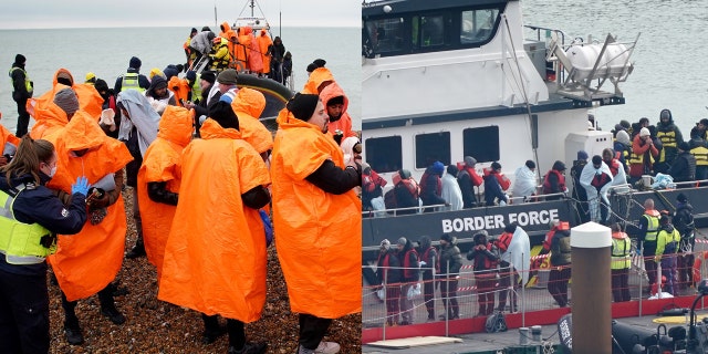 El Reino Unido recibe a 'inmigrantes ilegales' en botes, bases militares y barcos para reducir la factura del hotel de asilo de $ 2.8 mil millones 6 Los solicitantes de asilo han viajado al Reino Unido en mayor número en los últimos años, con 45.000 solicitantes llegando a las costas británicas en 2022, según el gobierno.