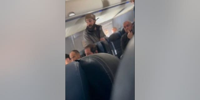 Francisco Severo Torres, 33, becoming belligerent toward fight attendants on a United flight from LA to Boston.