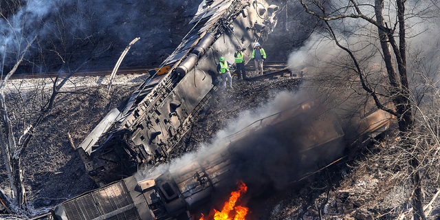 West Virginia Train Derailment Injures 3, Rockslide Causes Fiery Diesel ...