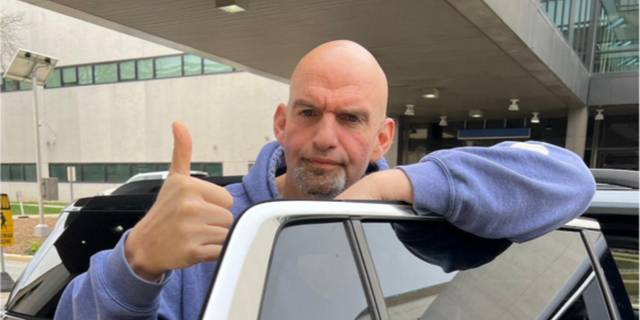 Sen. John Fetterman, D-Pa., was released from Walter Reed National Military Medical Center earlier this month after being treated for depression.