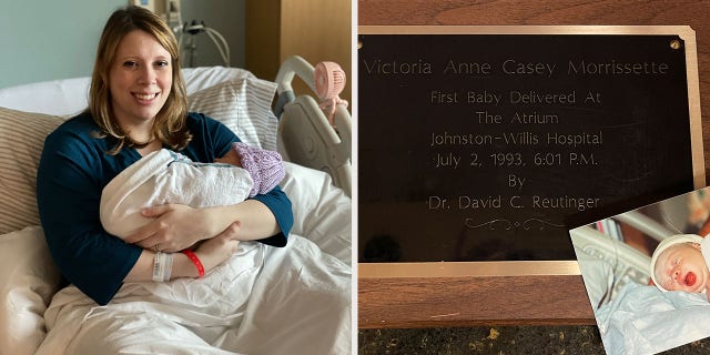 Victoria Matthews and baby girl, Emma Matthews, were both born at HCA Virginia Johnston-Willis Hospital in Richmond, Virginia, nearly 30 years apart.