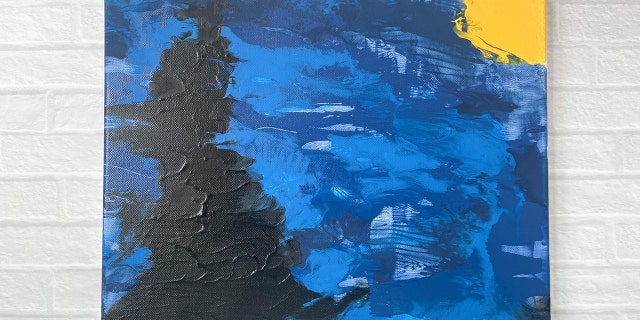 ‘The Starry Night’ has captured the attention of Pedigree with an opening bid of $10,000 — making this artwork one of the most expensive pieces of art created by a dog.