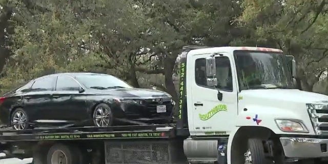 The car immediately sunk into the Austin, Texas lake. Once authorities removed the sedan, it did not appear to be severely damaged from the plunge.