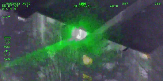 Man shines laser at Fairfax County police helicopter while the agency assisted with a Virginia State Police pursuit.