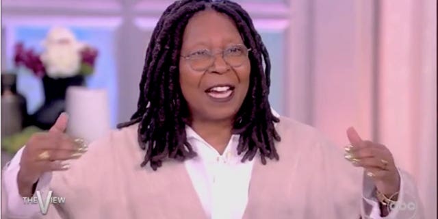"The View" co-host Whoopi Goldberg acknowledged their live audience was no longer wearing masks on Monday.