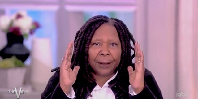 "The View" co-host Whoopi Goldberg discusses Mississippi broadcaster Barbie Basset during the show on March 27, 2023.