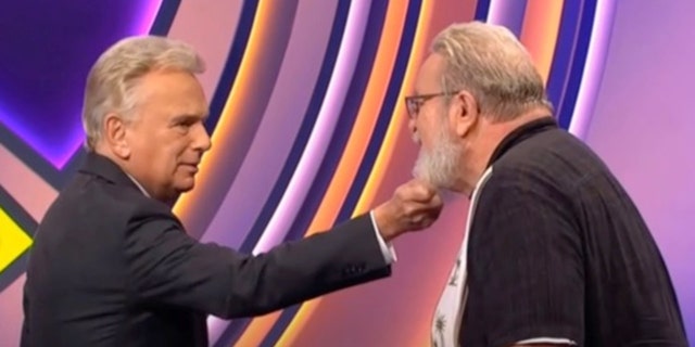 Pat Sajak recently pulled on a contestant's beard and instantly regretted it.