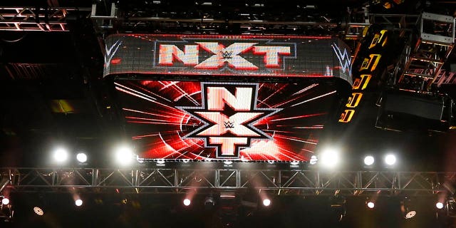 El logotipo de WWE NXT en 2016. 