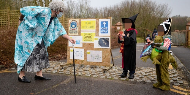 Schoolchildren in the UK celebrate World Book Day, which is celebrated during the first week of March, by dressing up as a character from their favorite book.