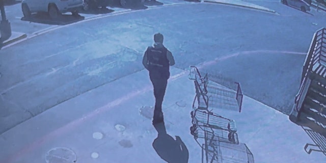 Coby Todd, 21, was walking to his car when he passed the shopping cart, which moments later seemingly turned on its own and headed for his vehicle.