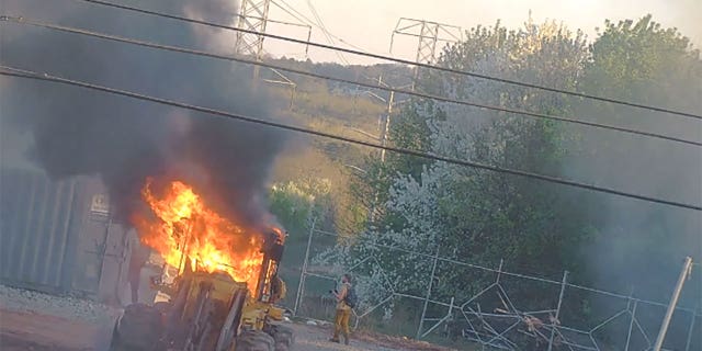 Atlanta police released video of fires set to equipment at the construction site of a police and fire training facility dubbed "Cop City."