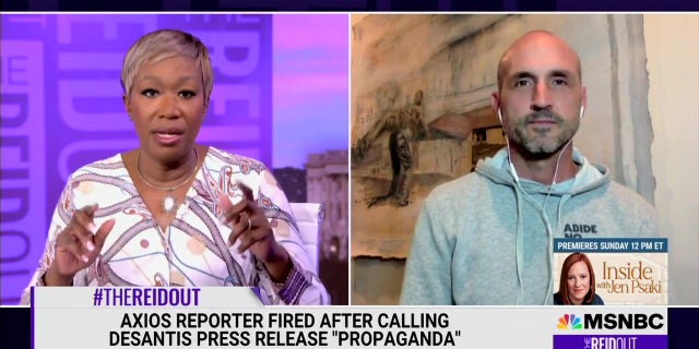 Former Axios reporter Ben Montgomery appeared on MSNBC