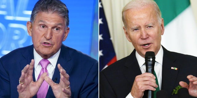 Senatör Joe Manchin, Başkan Biden'ın Cumhuriyetçilerin önderliğindeki yasayı vetosunun, onun radikal politika gündemi Amerikalıların ekonomik arzuları üzerine.