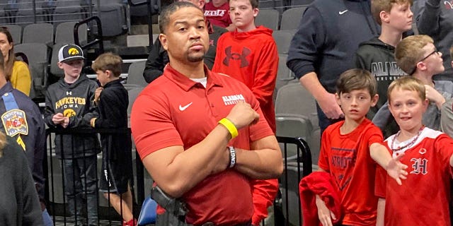 Alabama star Brandon Miller was accompanied by an armed security guard to the NCAA Tournament on Wednesday because of threats directed his way, Crimson Tide coach Nate Oats said.