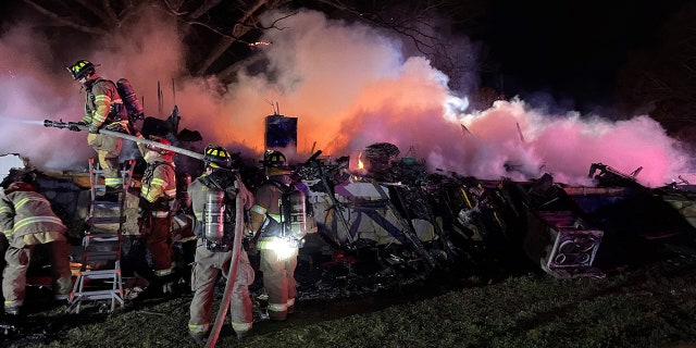 Multiple propane tanks stored inside the home caused the explosions and fire that killed three people early Saturday, fire officials said.