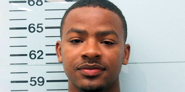 This booking photo provided by the Oxford, Mississippi, Police Department shows Sheldon Timothy Herrington Jr., of Grenada, Mississippi.