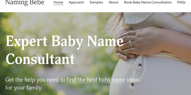 Naming Bebe is a baby naming consultation company that Slagen began to help parents name their children.