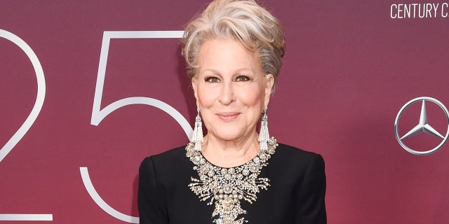 Bette Midler is shown at the 25th Costume Designers Guild Awards held at the Fairmont Century Plaza in Los Angeles.