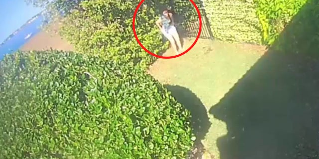 Sheriff Grady Judd said the woman stepped off a boat and "walked onto private property to do her private business."