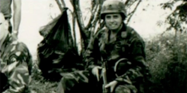 Staff Sgt. Bill Foulk pictured after a patrol in December 1989 in Rio Hato, Panama.