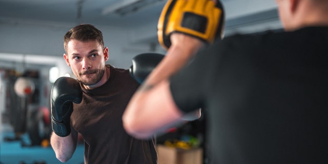 Compound exercises, such as boxing, have been the most effective at alleviating the Parkinson's symptoms for one man (not pictured). 