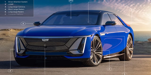 The Celestiq's lidar will be installed behind the windshield.