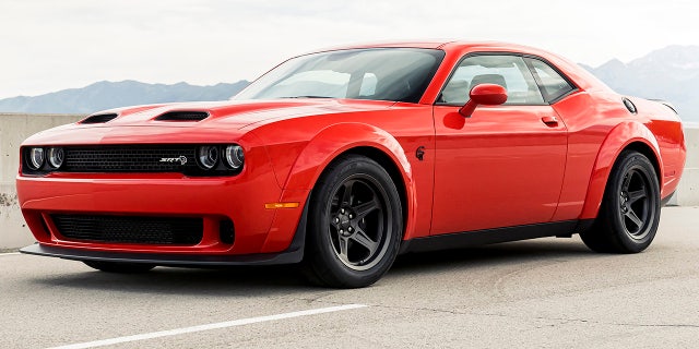 Other Challengers are available in a widebody configuration with front and rear fender flares.