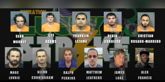 Florida Undercover Operation Leads To Arrest Of 12 Men In Connection ...