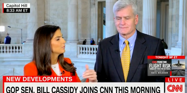 Sen. Bill Cassidy, R-La., spars with CNN's Kaitlin Collins over Social Security.
