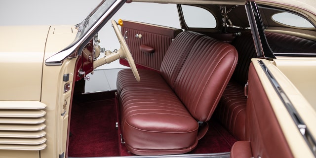 The car was repainted by one of its owners, but now has the correct color.