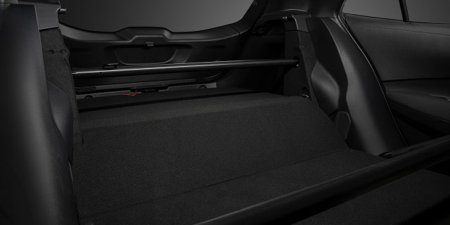 The rear bench seat is removed in the Morizo Edition.